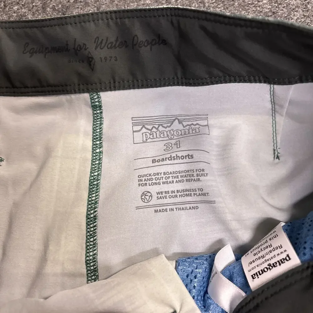 NWT Patagonia Hydropeak Side Shore Boardshort 18in Men’s 31 $89